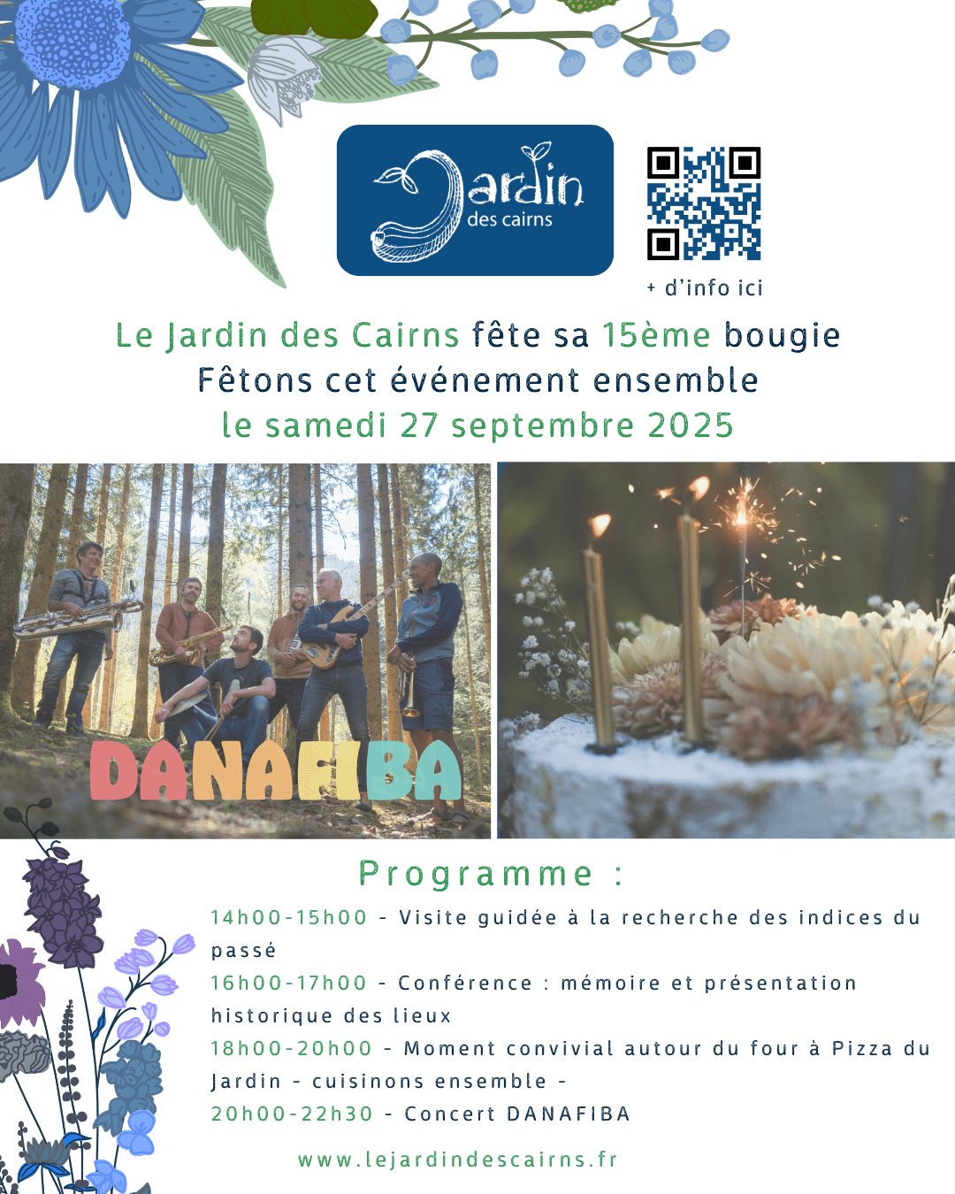 anniversaire jardin des cairns